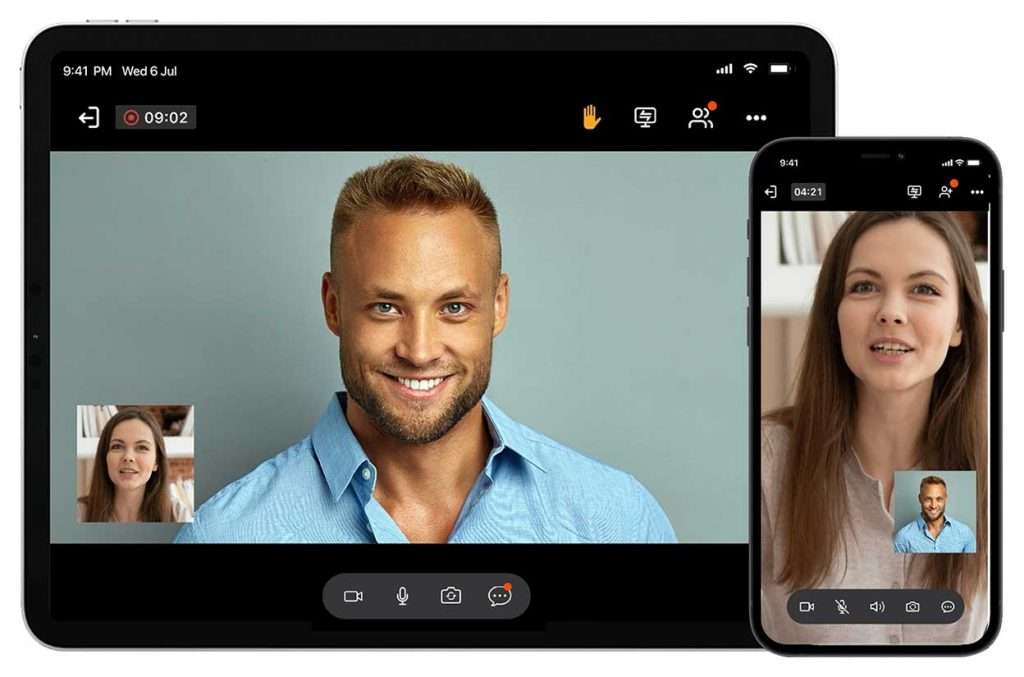 De 5 bedste apps til at holde et webinar på din smartphone 1 Zoho Meeting