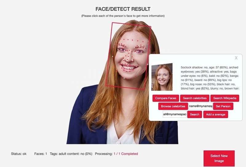 Betaface: Ansigtsgenkendelse Demo