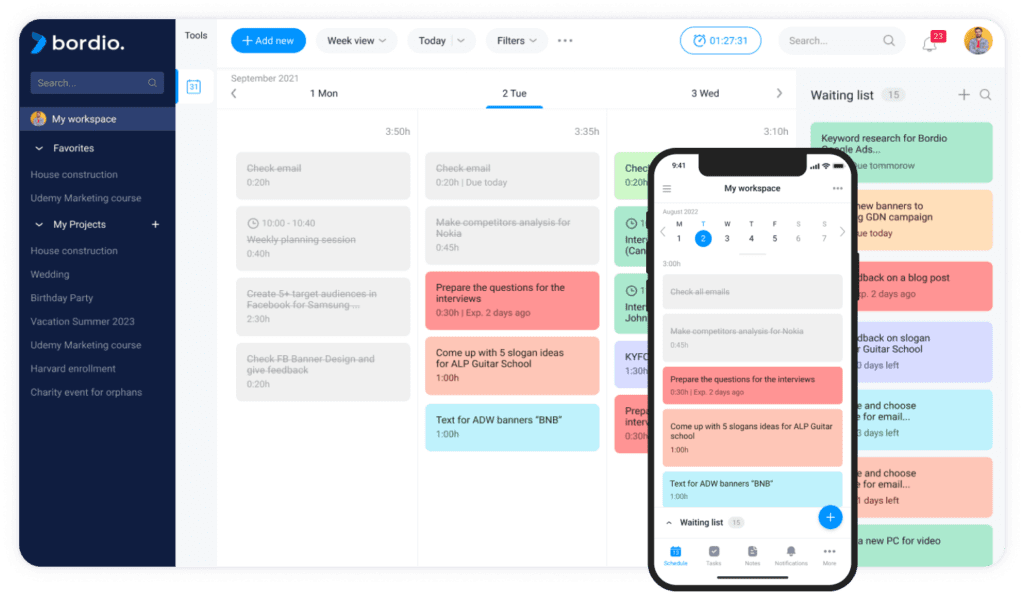 5 gratis apps til personlige opgavetavler, der gør det muligt at visualisere dine to-do-lister 2 Bordio