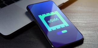 Smartphone med eSim
