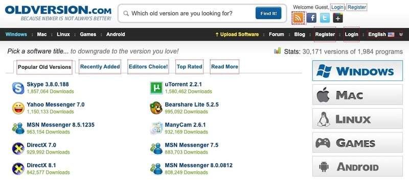 Sådan downloader du hvad som helst på nettet helt gratis: 12 tips og værktøjer 2 OldVersion