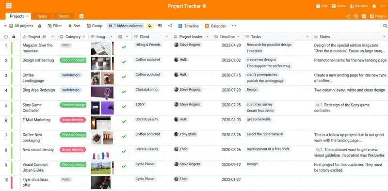 5 gratis apps til personlige opgavetavler, der gør det muligt at visualisere dine to-do-lister 5 Seatable