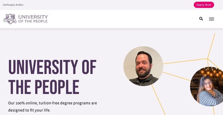University of te People - websted