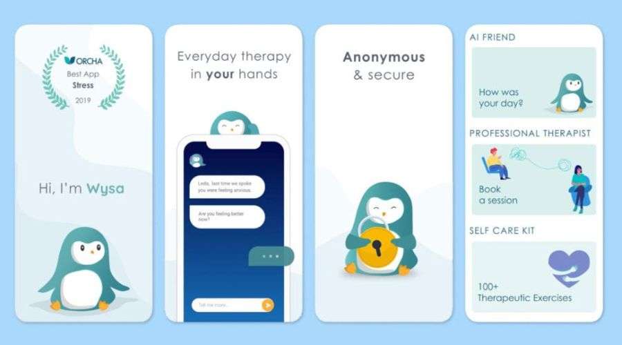 Wysa er en AI-drevet chatbot