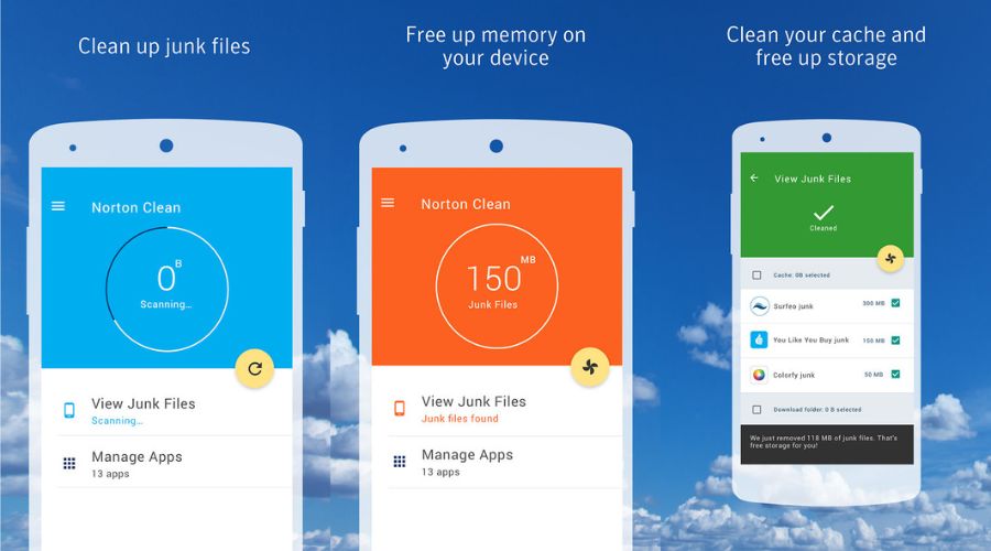 4 Android Cleaner-apps, der virkelig rydder op på din enhed 4 Norton Clean Android App
