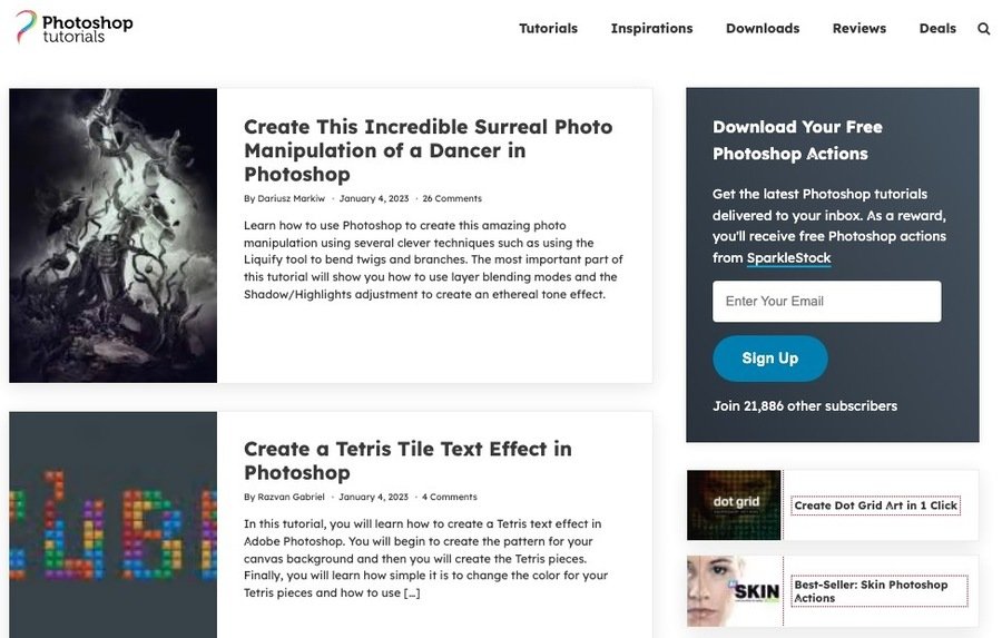 10 gratis websteder, der gør dig til en Photoshop Ninja 7 Photoshop Tutorials