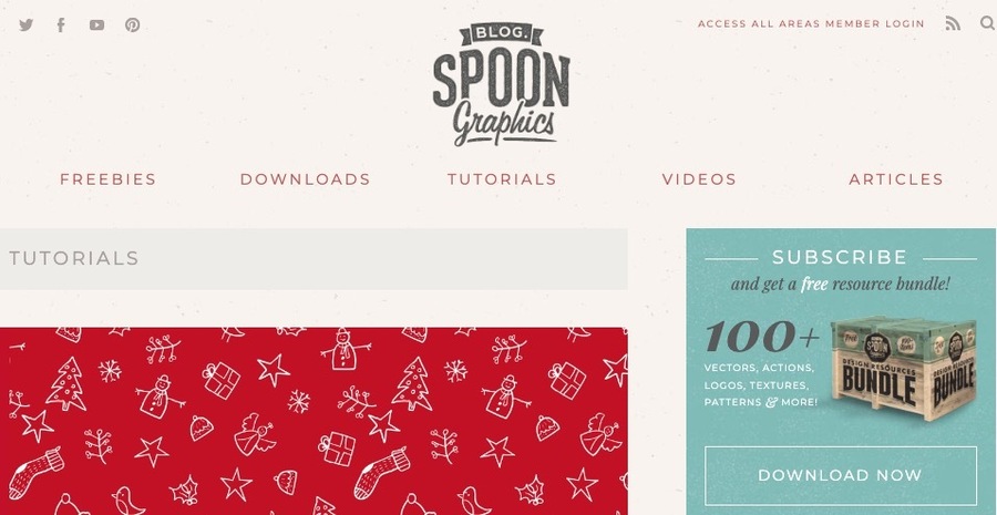 10 gratis websteder, der gør dig til en Photoshop Ninja 5 Spoon Graphics