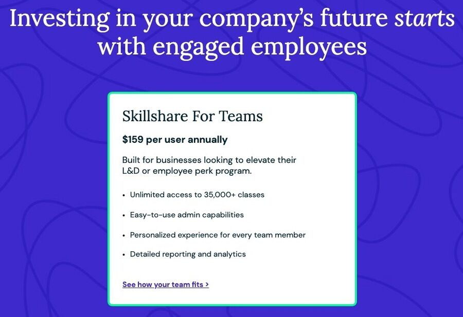 Skillshare For Teams