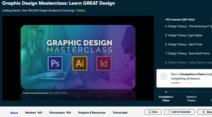 Skillshare - Masterclass i grafisk design