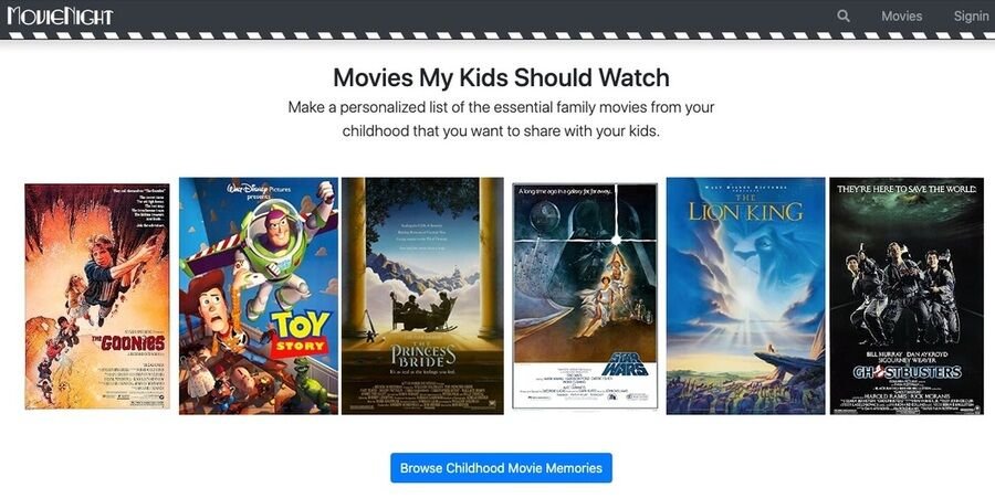 Movies My Kids Should Watch Website