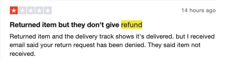 6 Temu-fiduser, du bør være opmærksom på 6 Bedømmelse på trustpilot om Temu