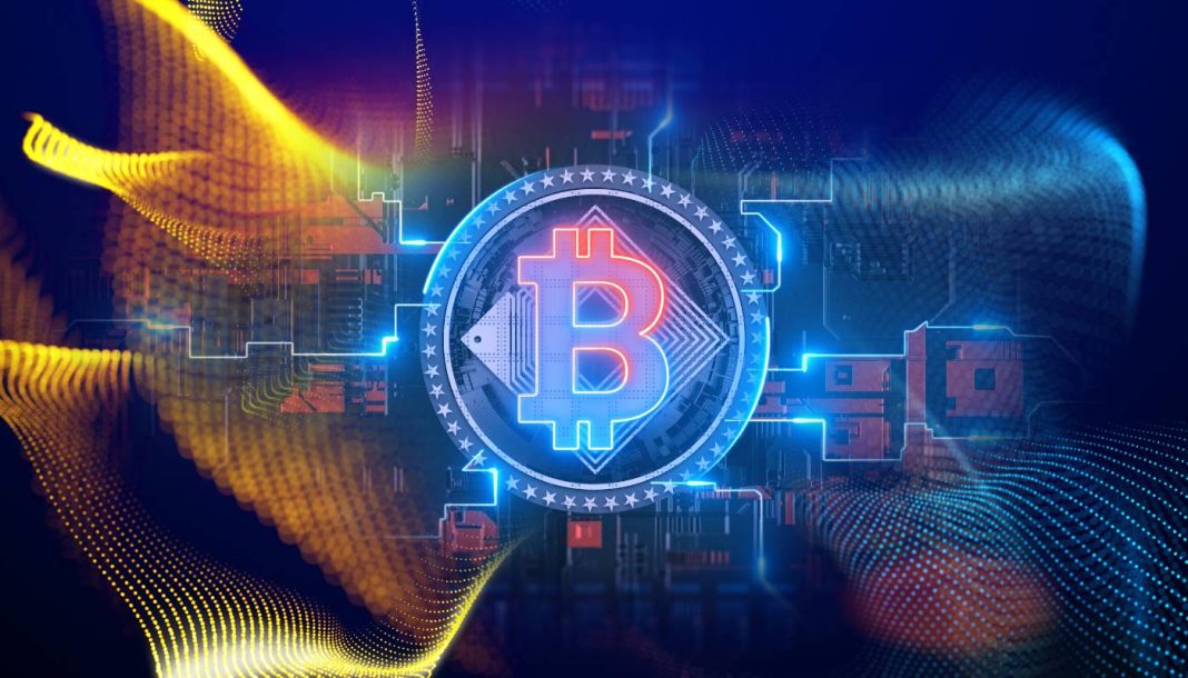 crypto-coin Bitcoin collage