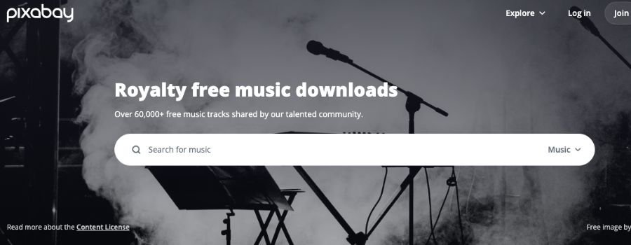 Skærmbillede af Pixabay hjemmesiden
