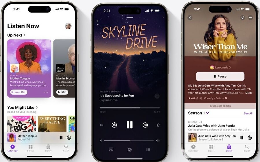 8 gratis apps, du kan bruge til at lytte til dine yndlingspodcasts 2 Apple Podcasts skærmbilleder