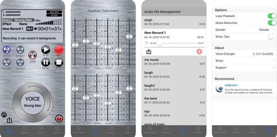 Skærmbilleder af Live Voice Changer — Prankcall-appen