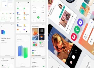 Collage af Android-skins