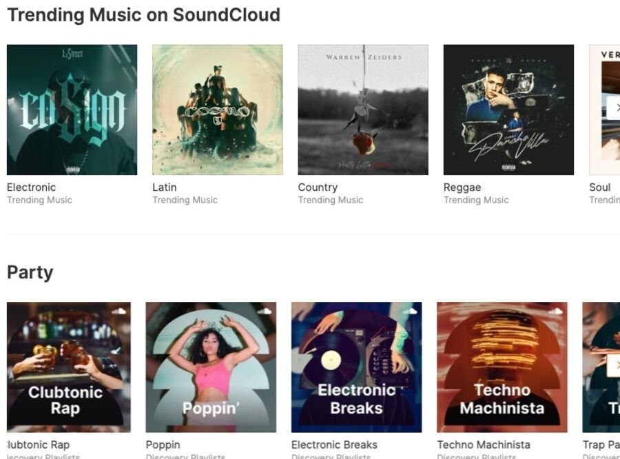 Betaler du for at streame musik? 6 gratis alternativer, der er værd at tjekke ud 4 Skærmbillede af Soundcloud hjemmeside