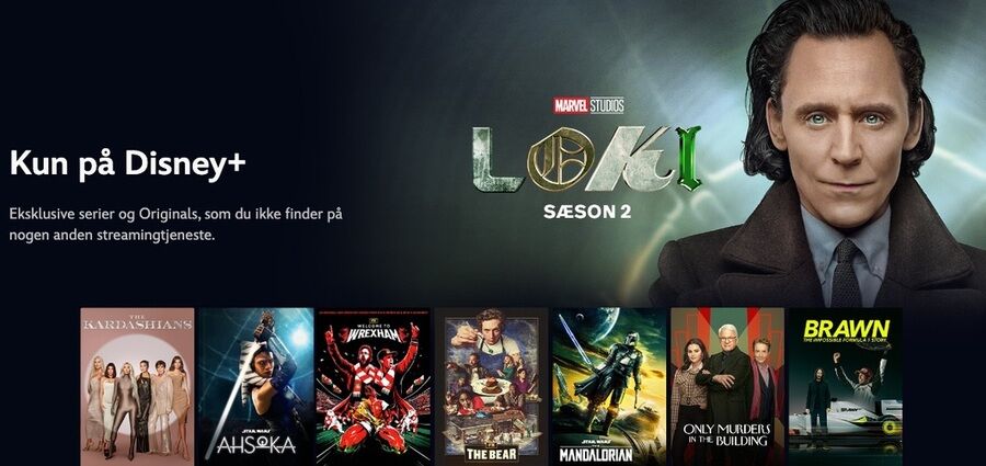 De bedste streamingtjenester til 4K-indhold 2 Skærmbillede af Disney+ websiden