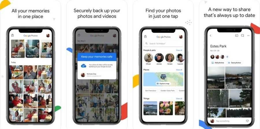De 9 bedste gratis fotoredigeringsapps til Android og iPhone 9 Skærmbilleder af Google Fotos-appen