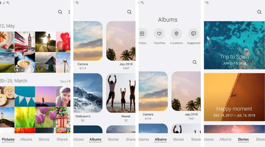 De 9 bedste gratis fotoredigeringsapps til Android og iPhone 8 Skærmbilleder af Samsung Gallery-appen