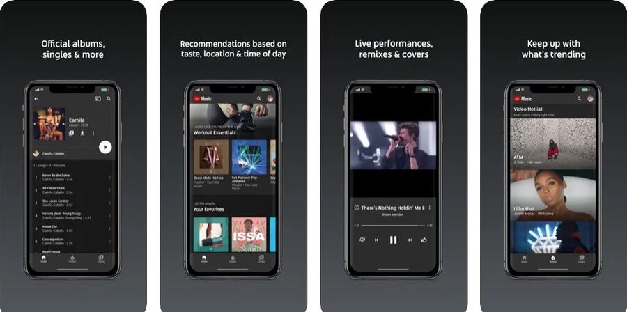 8 gratis apps, du kan bruge til at lytte til dine yndlingspodcasts 8 Skærmbilleder af YouTube Music-programmet