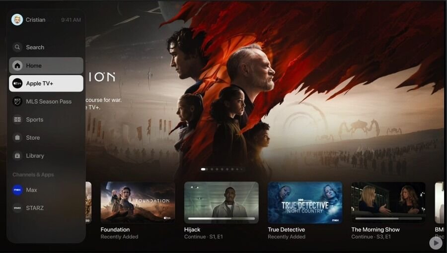 Skærmbillede af Apple TV-appen