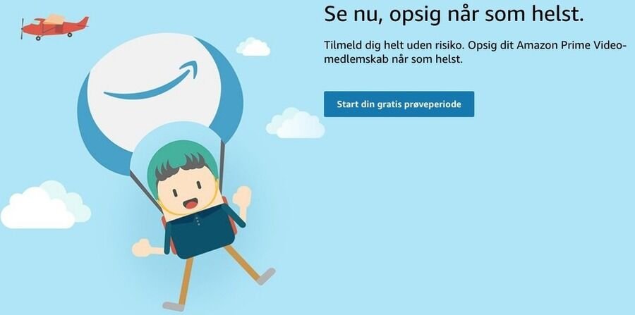 13 fremragende streamingtjenester med gratis prøveperioder 1 Skærmbillede af Amazon Prime Video hjemmeside.